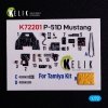 Kelik K72201 P-51D Mustang - interior 3D decals for Tamiya kit (1/72)